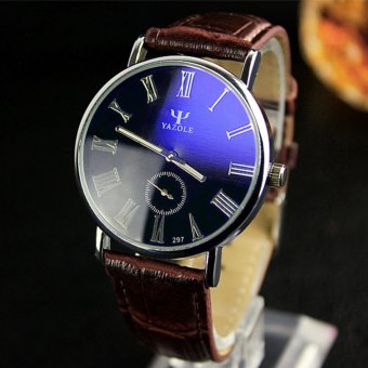 YAZOLE Mens Watches Top Brand Luxury Famous Quartz Watch Men Clock Male Wrist Watch For Men Quartz-watch Relogio Masculino - intl  