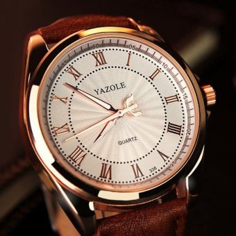 YAZOLE Quartz Watch Men Top Brand Luxury Famous 2016 WristwatchMale Clock Wrist Watch Business Quartz-watch Relogio Masculino(Not Specified)(OVERSEAS) - intl  