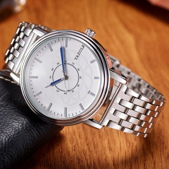 Yazole Top Luxury Brand Watch Famous Fashion Sports Cool Men Quartz Watches Waterproof Leather Wristwatch For Male YZL305X - intl  