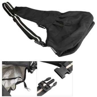 Gambar yukufus Oxford Cloth Cat Puppy Pet Dog Sling Carrier Bag TravelHandbag (Black,S)   intl