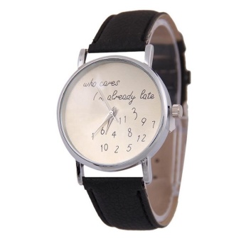 Yumite digital lychee pattern silver beard shell belt table candy color female models watch selling single product round dial black strap white dial - intl  