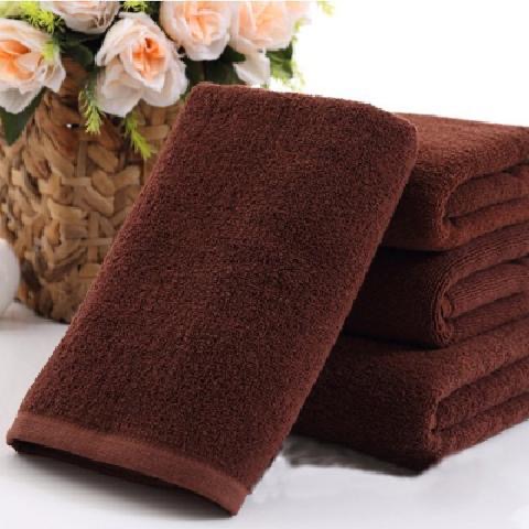 Handuk Mandi Dewasa Handuk Polos Cokelat Ukuran 70x140 Termurah