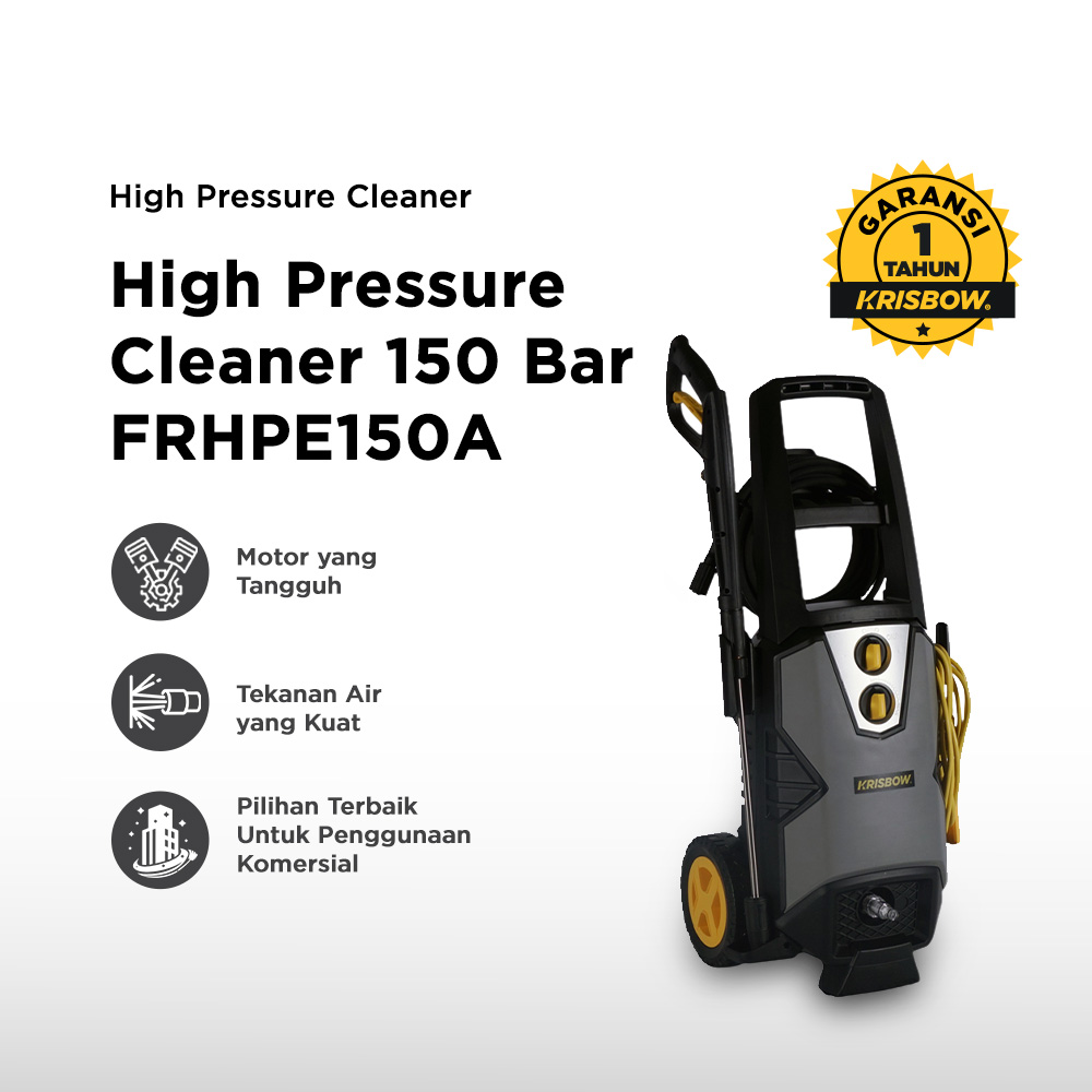 S5 high pressure cleaner home use 150 bar 2000 Watt frhpe150a-Black Harga 3,659,100 rupiah*Gratis Ongkir