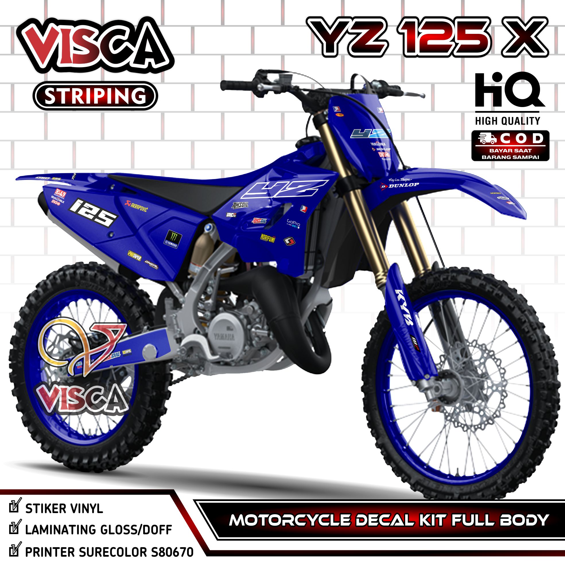 Beli Decal Yamaha Yz 125 Online Harga Terbaik Lazada Indonesia