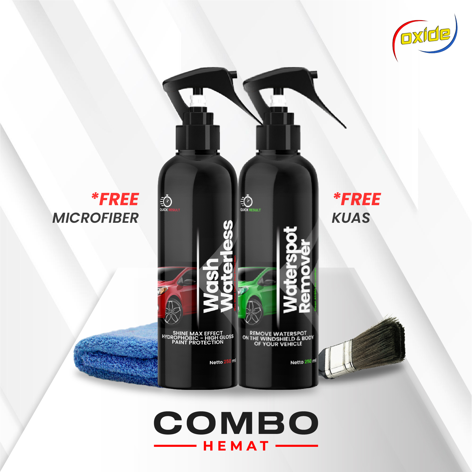 Car and Motorbike Body Shine Oxide / Car Glass Mold Cleaner 250 Harga 63,000 rupiah*Gratis Ongkir