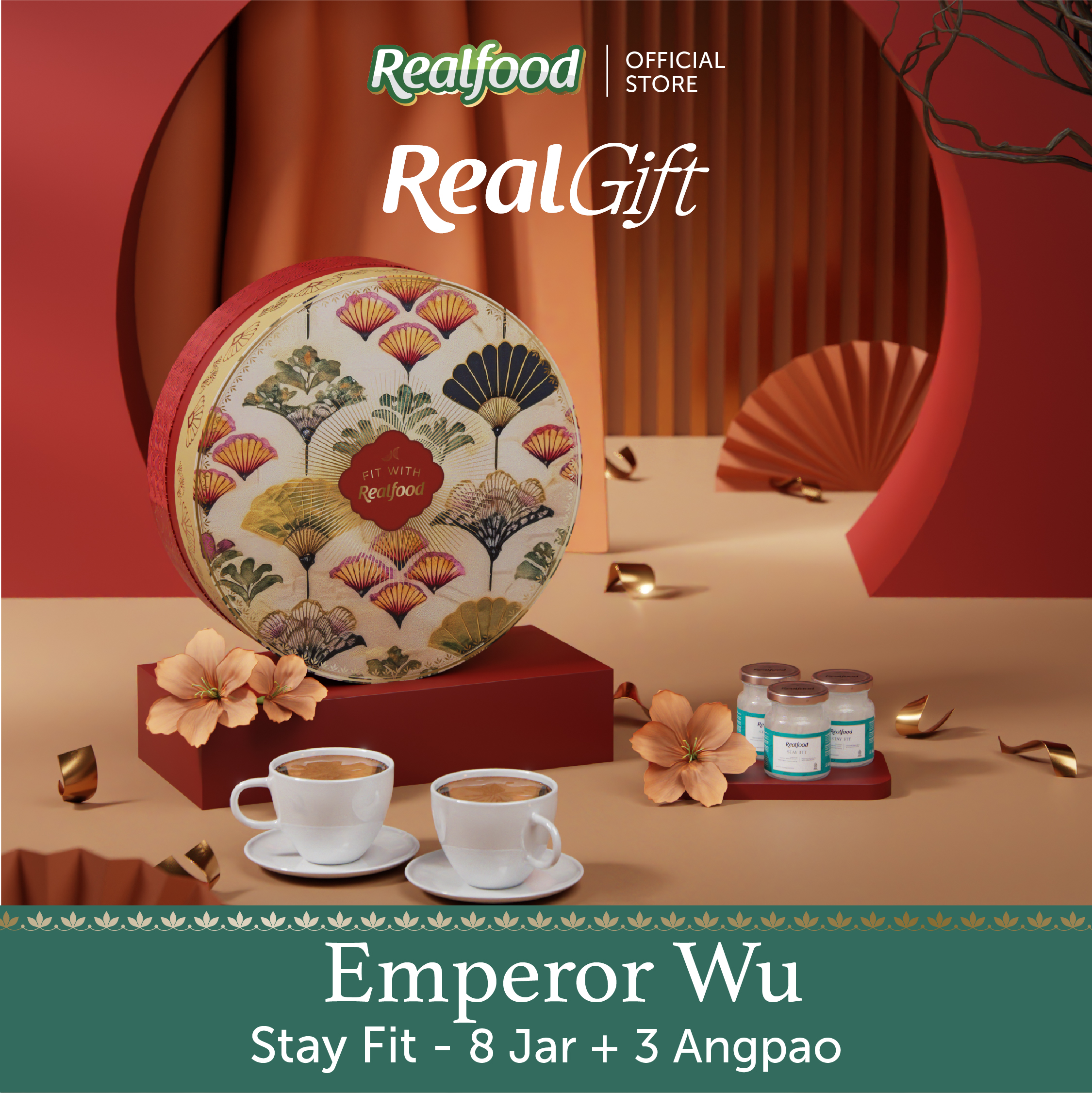 Realfood Chinese New Year Hampers - Emperor Wu Stay Fit 8 Jar