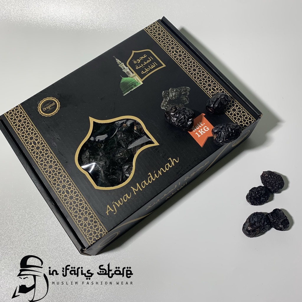 Kurma Ajwa 1kg Asli Madinah / Ajwa Asli Original Kurma Nabi Premium
