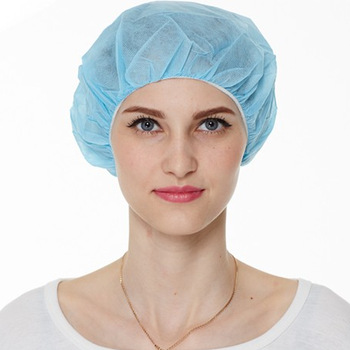 SATUAN) DISPOSABLE NURSE CAP / HAIR 