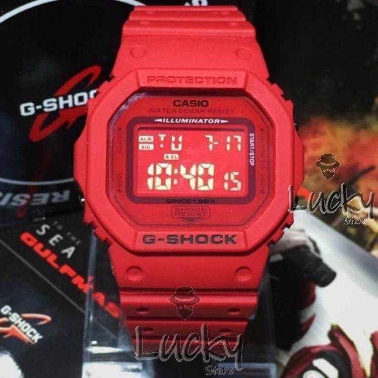 Lucky Store 100 Ori Japan Made DW5600 Red Out DW 5635C