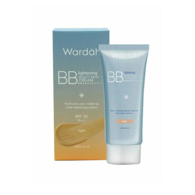 Wardah Lightening Bb Cream Spf 32 Natural Dan Light 15ml Alas Bedak