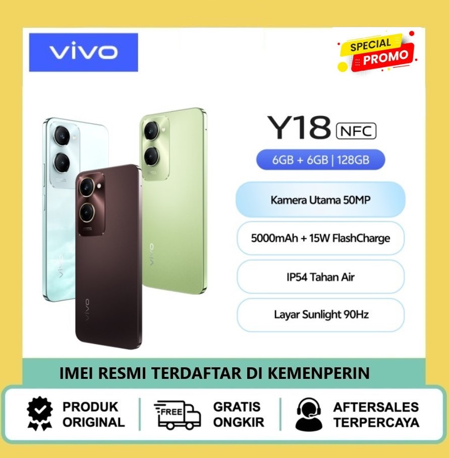 vivo Y18 (6/128) - NFC Giá 1,150,000 Đồng*Miễn phí vận chuyển