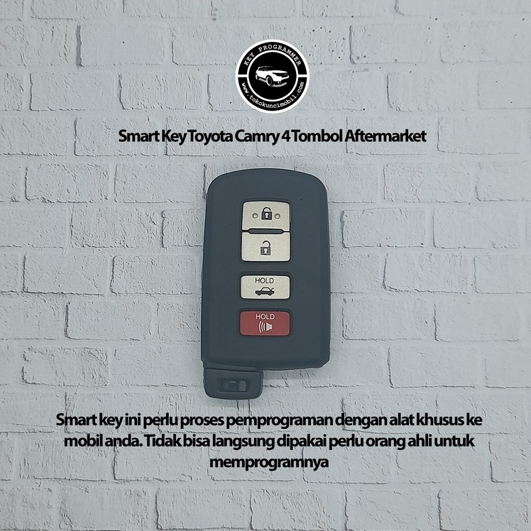 Smart Key Toyota Camry ID8A 4 Tombol Aftermarket Harga 1,450,000 rupiah*Gratis Ongkir