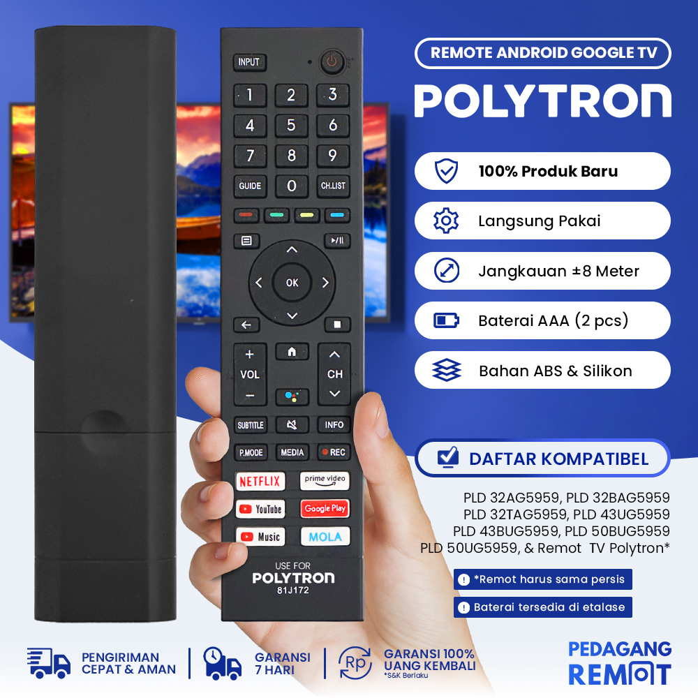 Polytron deals remote tv