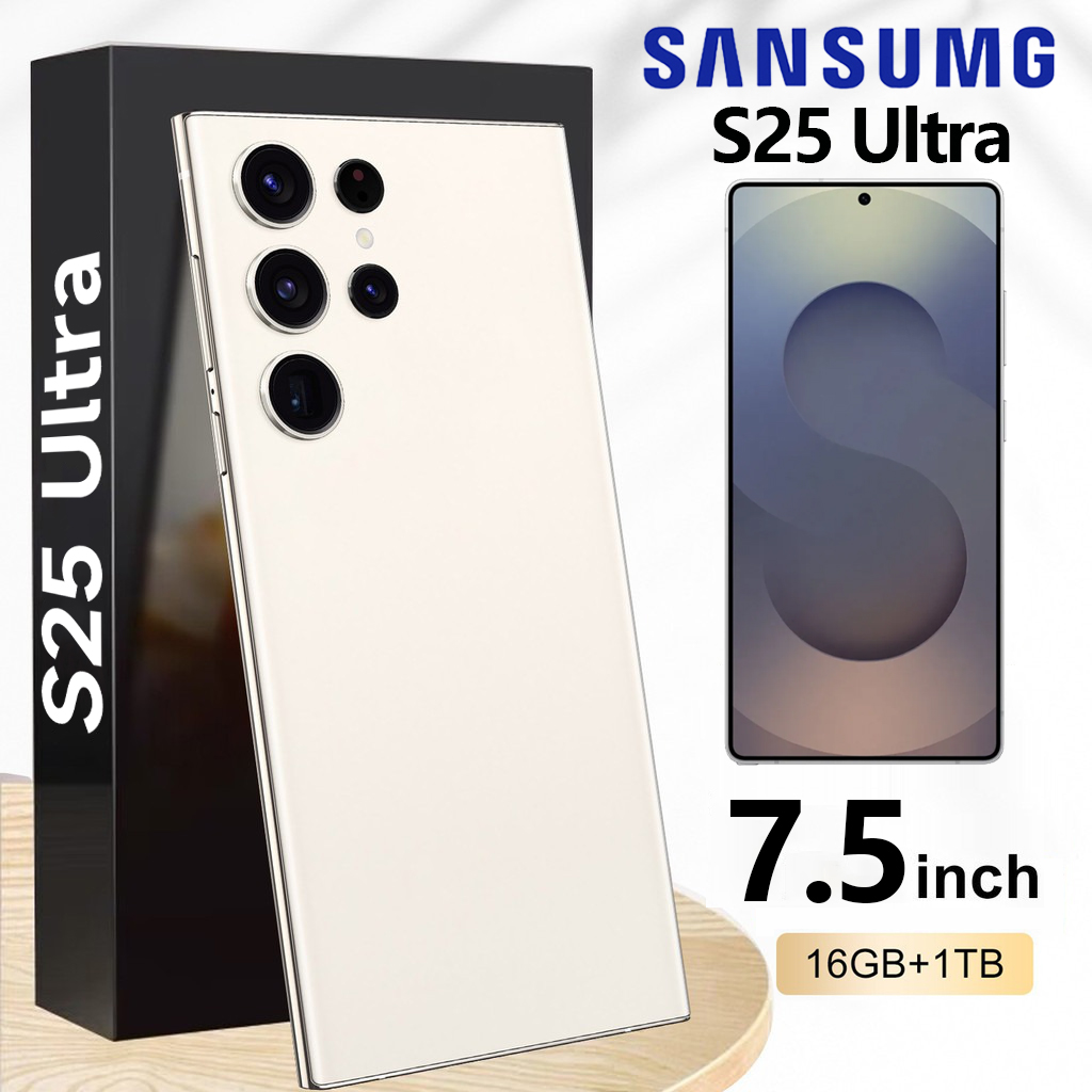【Can 】】samsumg Murah HP Galaxy S25 Ultra 4G/5G android12 7.5 inch 90Hz ram16gb/512GB clearance S25 + mobile phone promo Android HD screen mobile phone original promo official study students dual card mobile phone dual Standby gaming phone Harga  949,000 Ringgit*Penghantaran Percuma