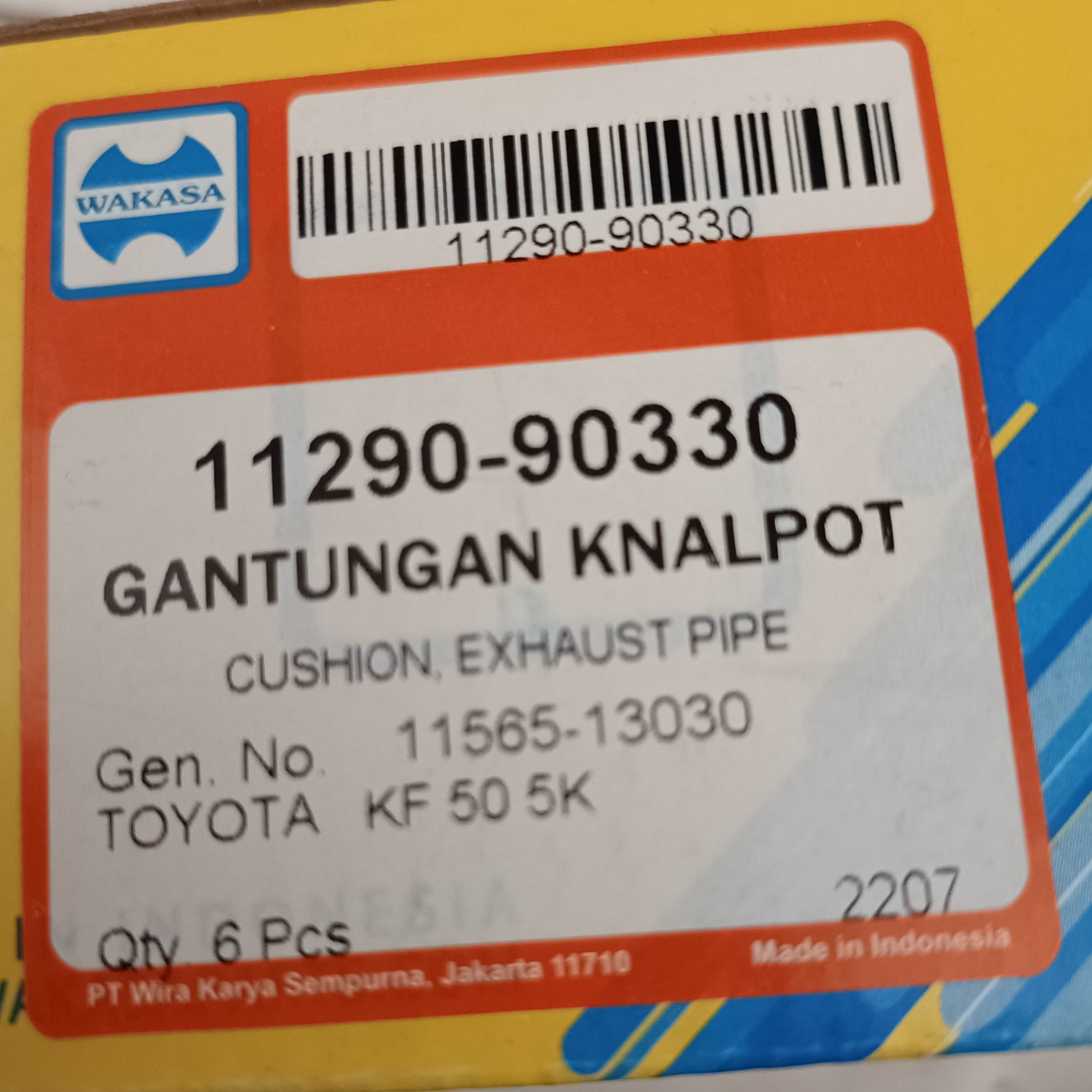 GANTUNGAN KNALPOT TOYOTA KIJANG KF50 PER 1 PCS Harga 42,000 rupiah*Gratis Ongkir