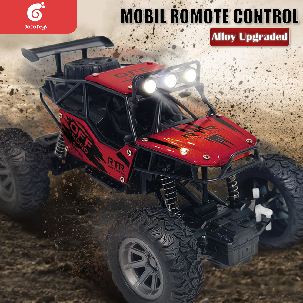 Jojotoy Remote Control Car Toy Off-Road Climbing Car Rc Rock Crawler 2Wd Powerful