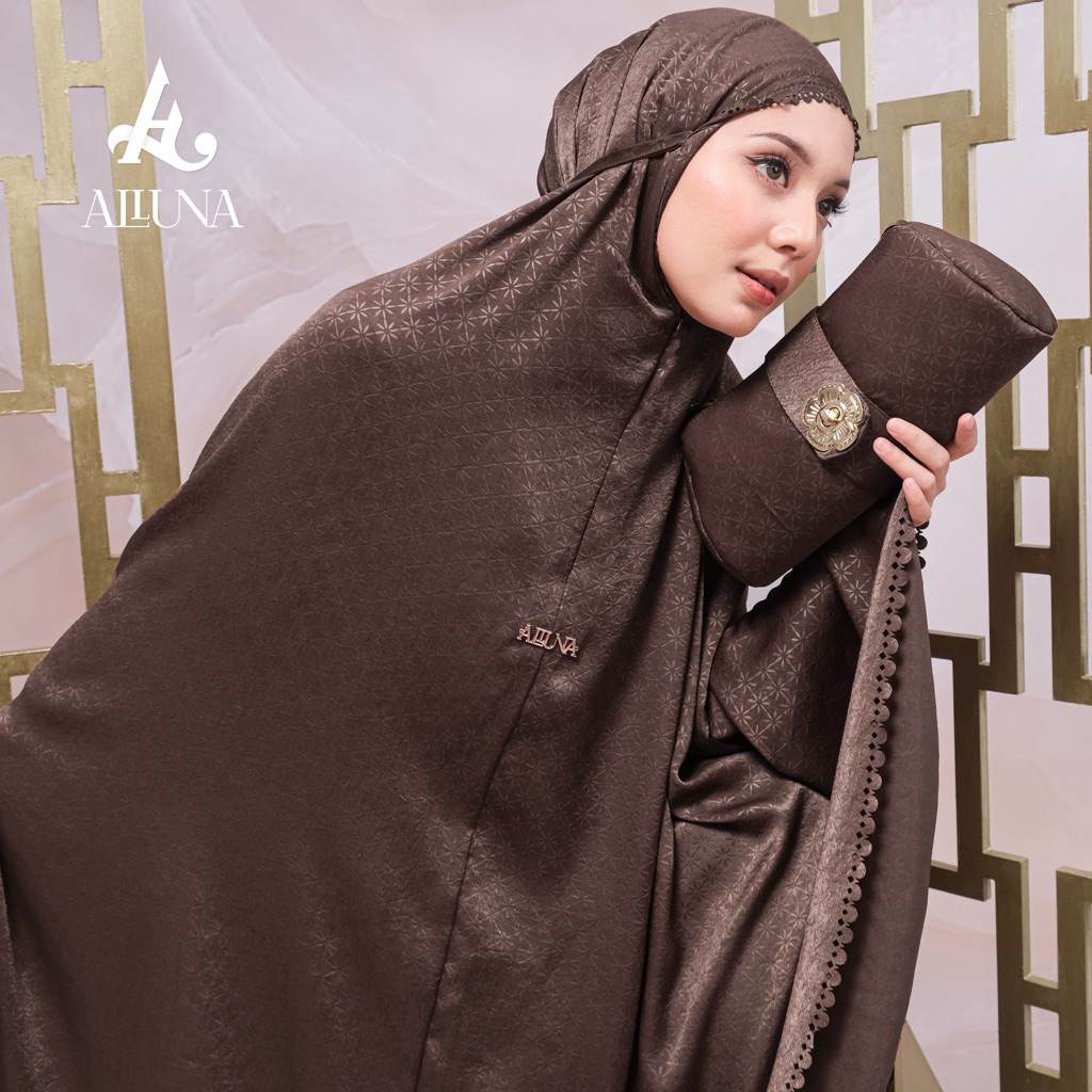Alluna - Mukena Adult 2in1 Premium Santorini Jacquard Kalisha Series