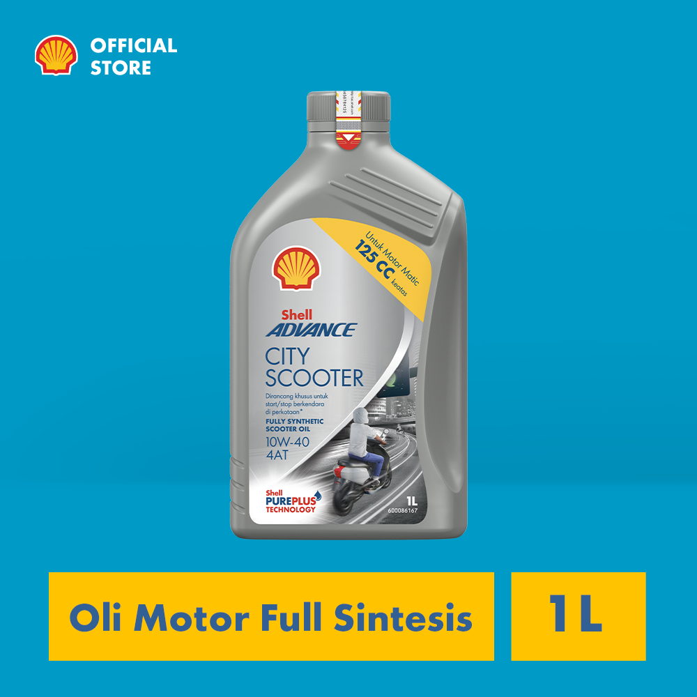 Shell Advance City Scooter 10W-40 (1L) Motorcycle Oil Harga 92,749 Ringgit*Penghantaran Percuma