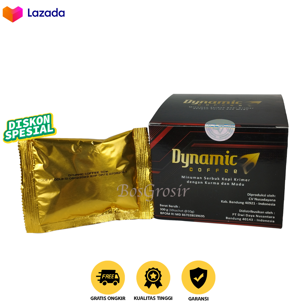 Kopi Dynamik 10 Sachet 100% Hologram Asli