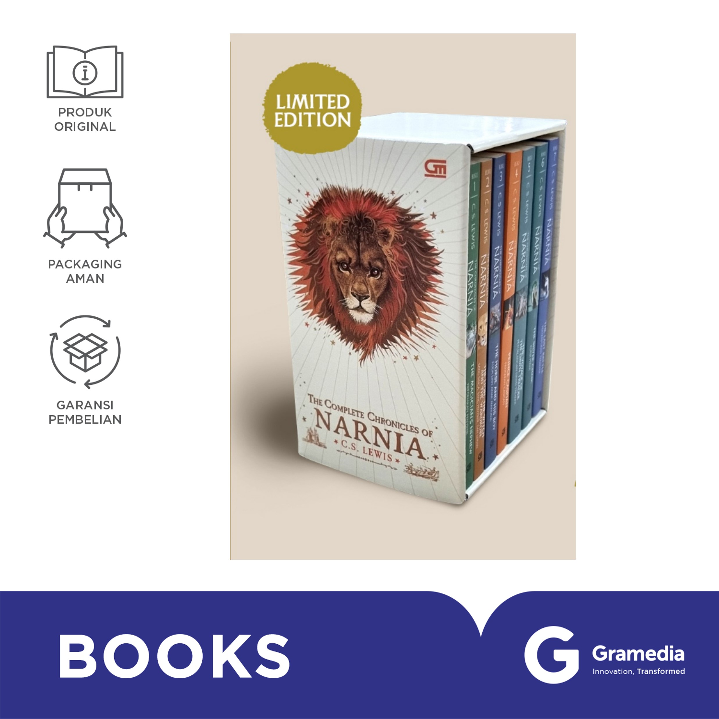 Boxset The Chronicles of Narnia Harga 309,400 Ringgit*Penghantaran Percuma