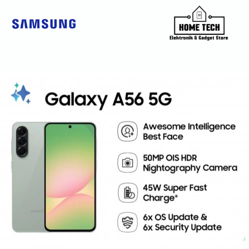 SAMSUNG GALAXY A56 RAM 8/256GB RAM 12/256GB *GARANSI RESMI* Harga  5,899,000 Ringgit*Penghantaran Percuma