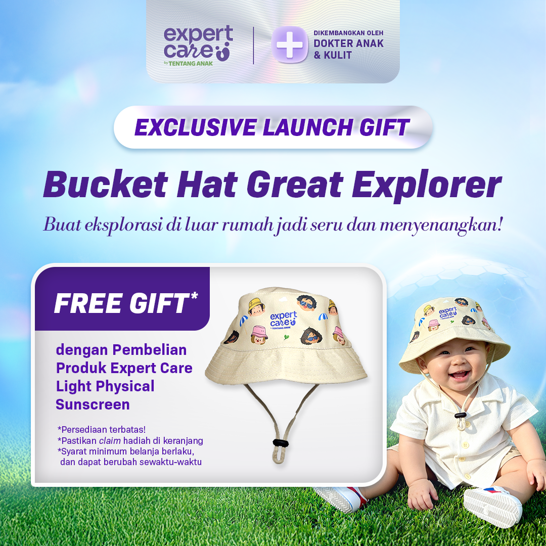 Gimmick - Bucket Hat for Expert Care Physical Sunscreen 30Gr Harga 999,999 rupiah*Gratis Ongkir