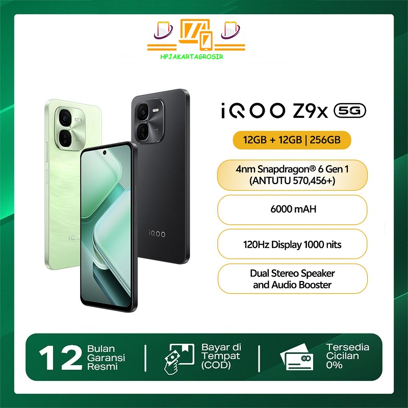 Iqoo Z9X (12/256) Snapdragon 6 Gen 1 4Nm (Antutu 570,456+), 6000 Mah, 1000 Nits 120Hz Eye-Care Display, Dual Stereo Speakers - Vv168Nrml] Giá 2,350,000 Đồng*Miễn phí vận chuyển