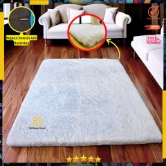 Karpet bulu rasfur empuk ukuran 200X120X5CM hdp | karpet aesthetic|karpet kamar tidur|karpet mewah
