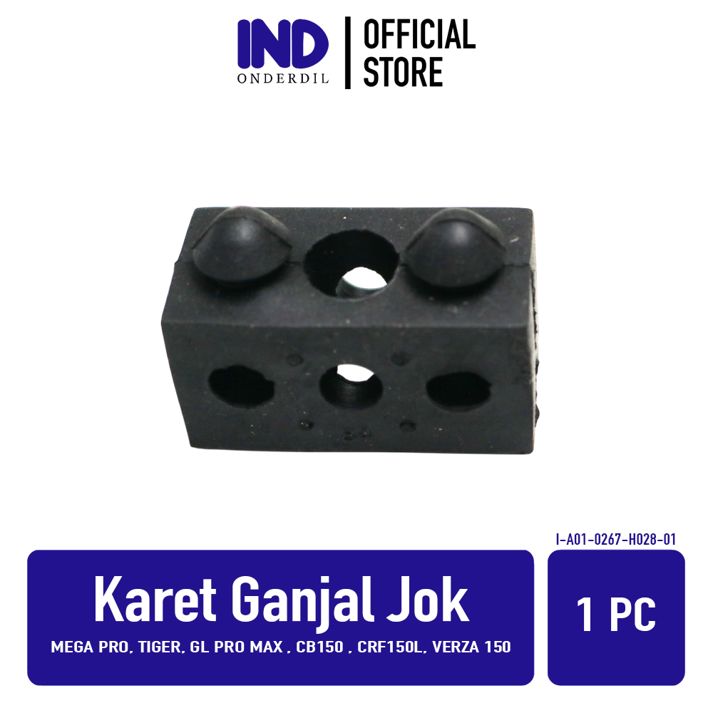 Karet Ganjal Jok Mega Pro Advance, Tiger 2000 New, GL Pro Max, Verza CB150 150, CB150R StreetFire K15, CRF150L K84 New Jog Ganjel Tahanan Bantalan Damper Seat Harga 2,600 rupiah*Gratis Ongkir