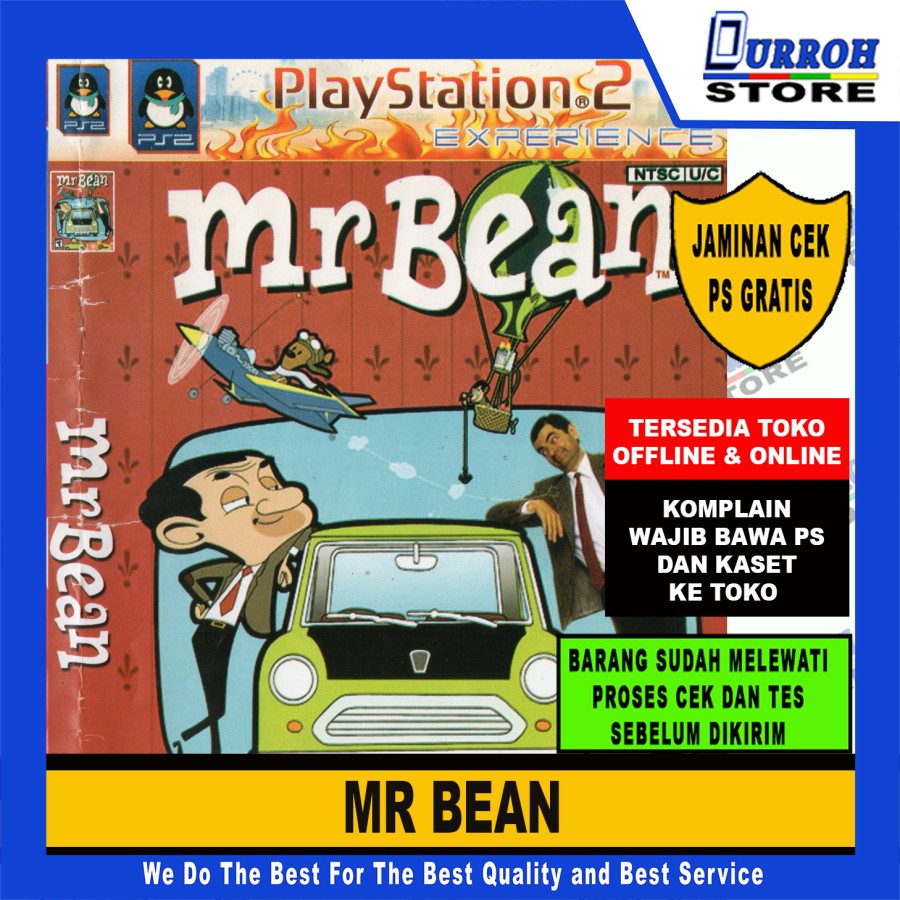 KASET GAME PS 2 MR BEAN Harga 9,000 rupiah*Gratis Ongkir