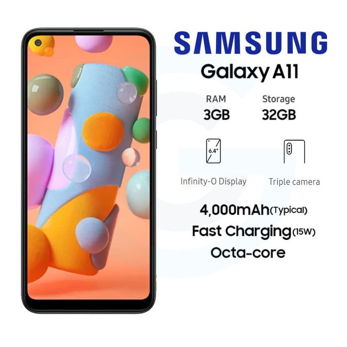 Samsung Galaxy A11 3/32 GB Garansi Resmi