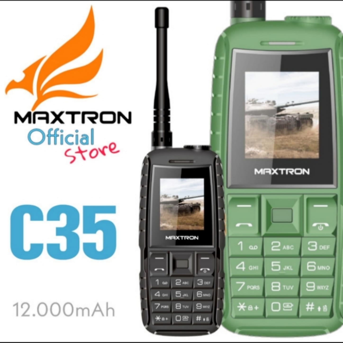 MAXTRON C35 NEW - HP OUTDOOR - BIG BATTERY - BIG SPEAKER - RADIO FM - DUAL SIM - GARANSI RESMI Harga 335,000 rupiah*Gratis Ongkir