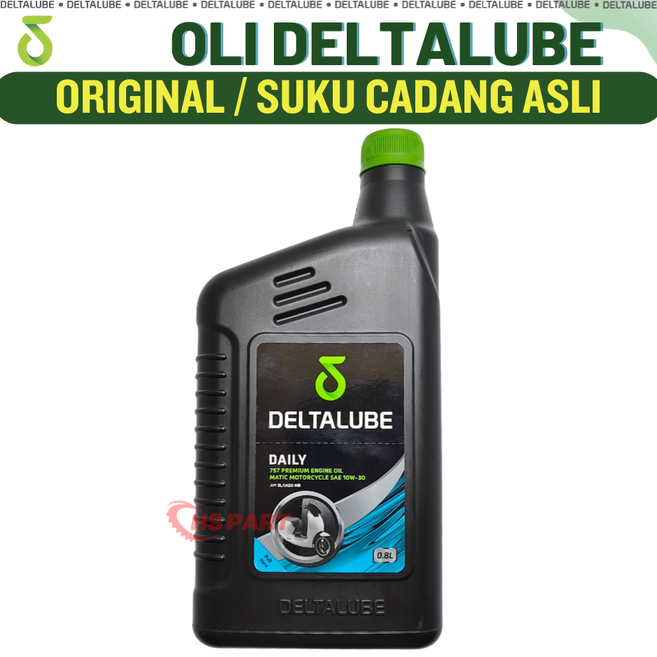 Oli deltalube daily 757 10W-30 Motor Matic original 100% Harga 95,745 rupiah*Gratis Ongkir