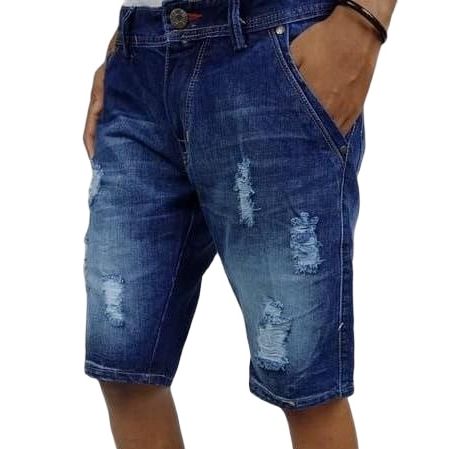 celana pendek pria JEANS MODEL SOBEK 