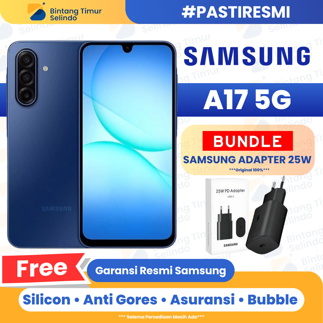 Samsung Galaxy A17 5G 8/256GB - Garansi Resmi 1 Tahun Harga  3,425,000 Ringgit*Penghantaran Percuma