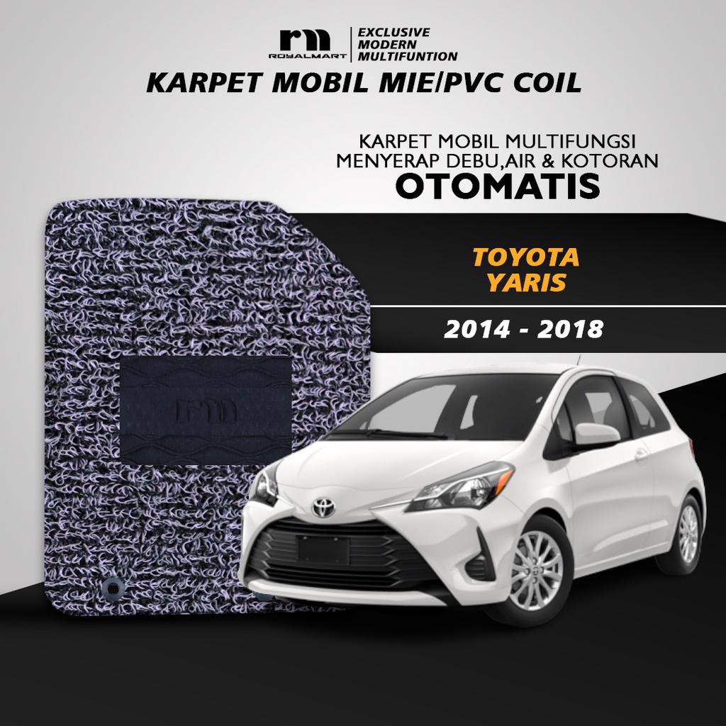 KARPET MOBIL MIE PREMIUM TOYOTA YARIS 2018 - 2022 FULL SET Harga 730,000 rupiah*Gratis Ongkir