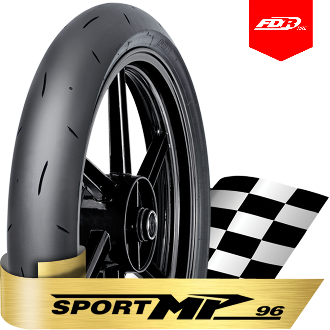 Fdr Tl Sport Mp-96 90/80-17 Tubeless Motorcycle Tire Harga 473,000 rupiah*Gratis Ongkir