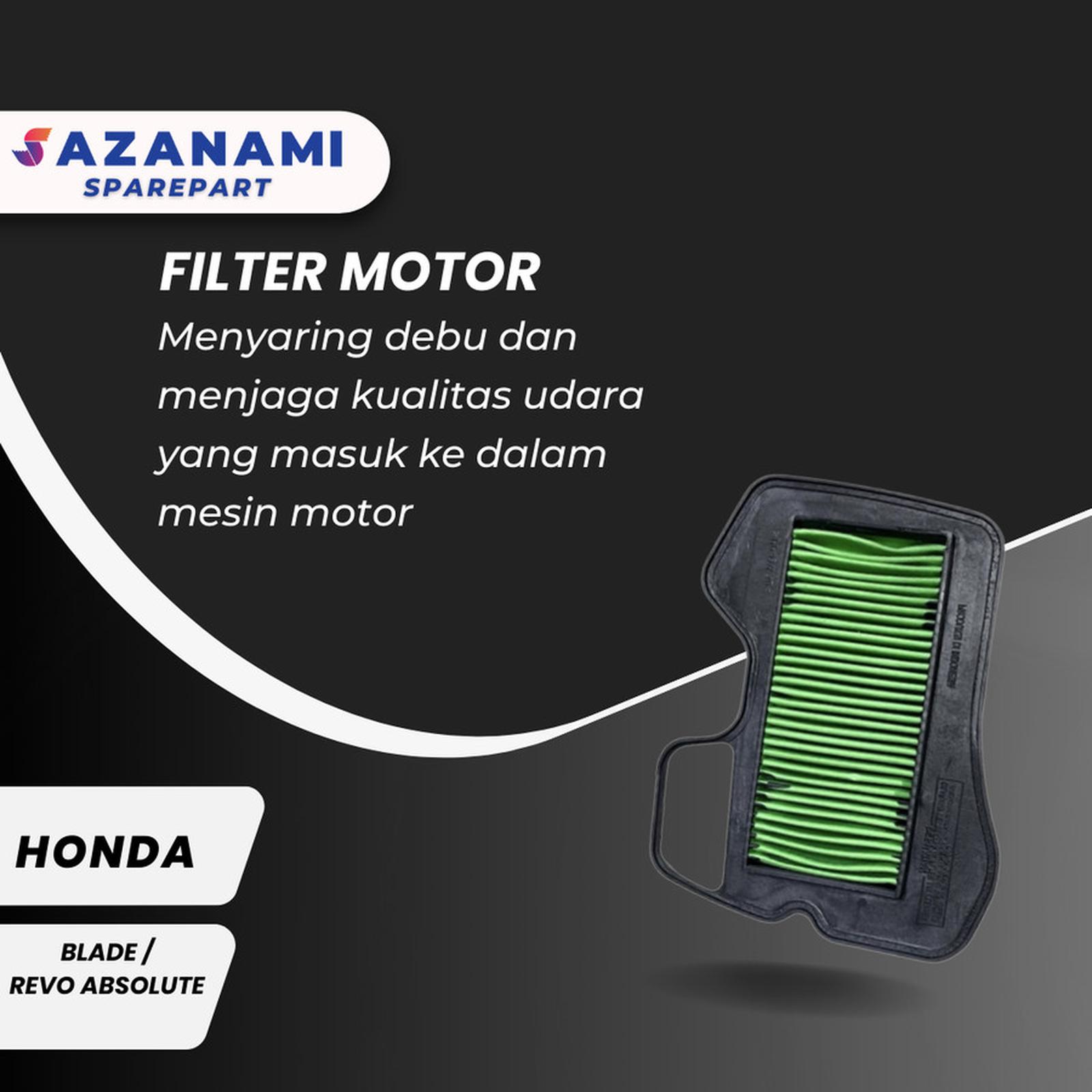 Honda Blade / Revo Absolute Motorcycle Air Filter Harga 19,999 rupiah*Gratis Ongkir