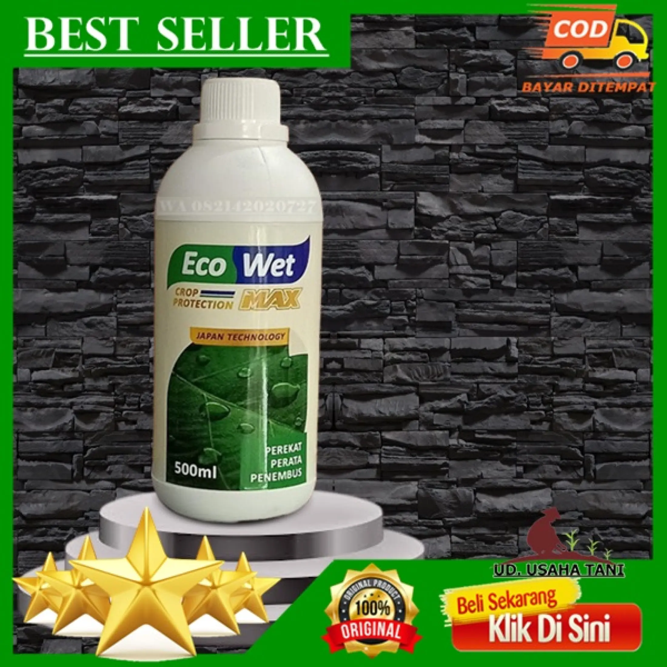 Pupuk Ecowetmax 250ml Perekat Perata Penembus Untuk Keampuhan Pestisida Lazada Indonesia