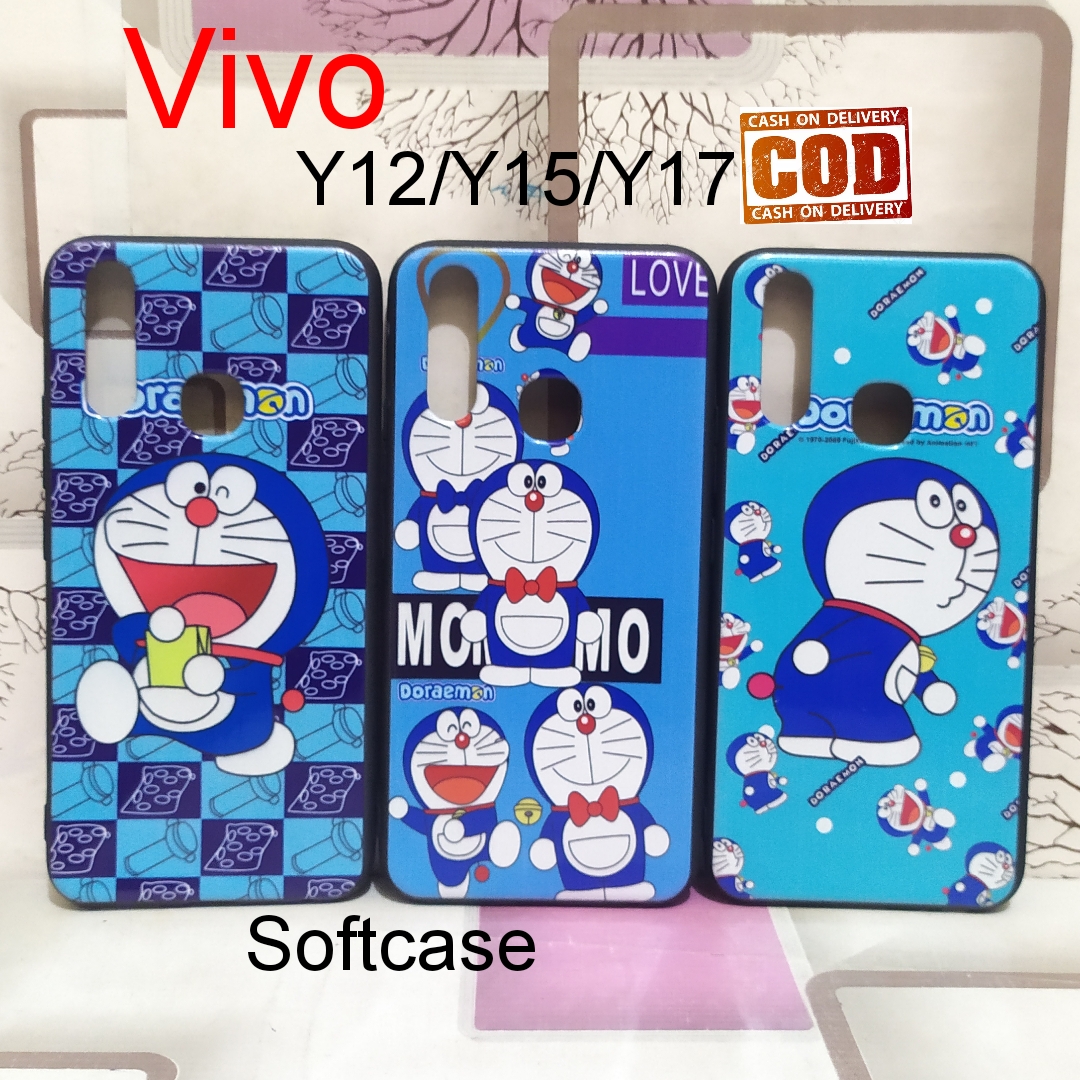 Softcase Case For Vivo Y12 Y15 Y17 Casing Softcase Karakter