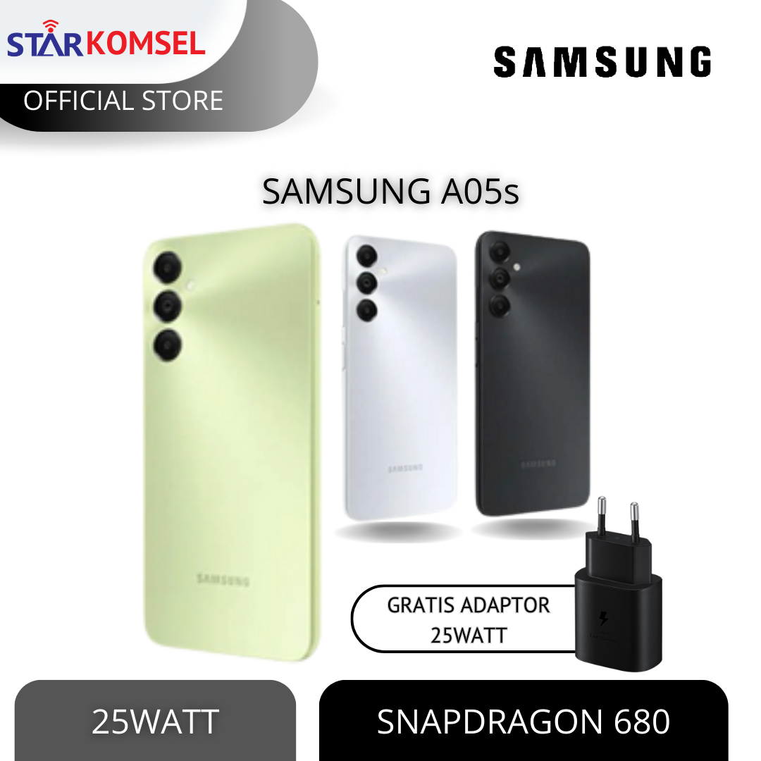 HP SAMSUNG A05s 6/128 GARANSI RESMI SAMSUNG (GARANSI SOFTWARE GRATIS) Harga  2,299,000 Ringgit*Penghantaran Percuma