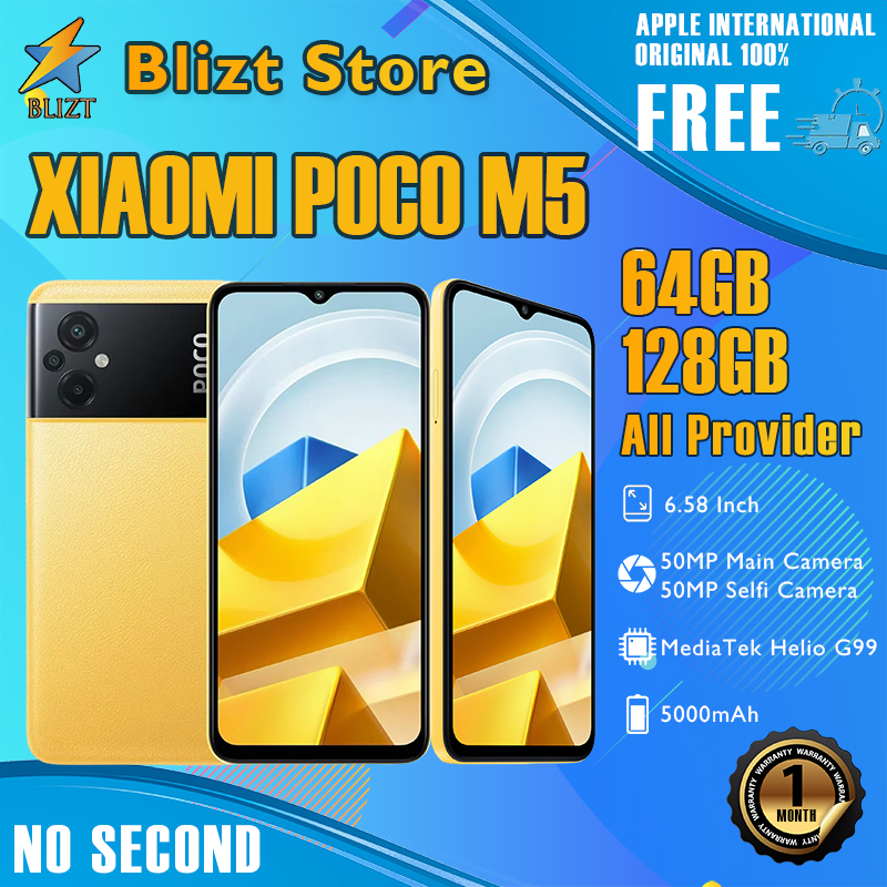 XIAOMI POCO M5 | POCO M5s 4/64GB 4/128GB 6/128GB NEW ORIGINAL100% Sinyal Permanen Smartphone Phone GARANSI 1 TAHUN Harga  1,510,000 Ringgit*Penghantaran Percuma