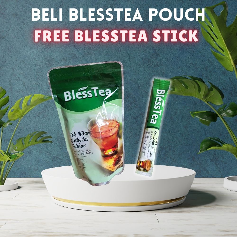 Blesstea Pouch TEH Hitam Orthodox 70gr TEH Pilihan