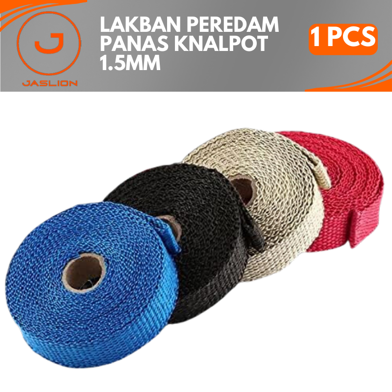 Lakban Peredam Panas Knalpot 1.5mm Exhaust Wrap 10M 50mm Giá 58,000 Đồng*Miễn phí vận chuyển