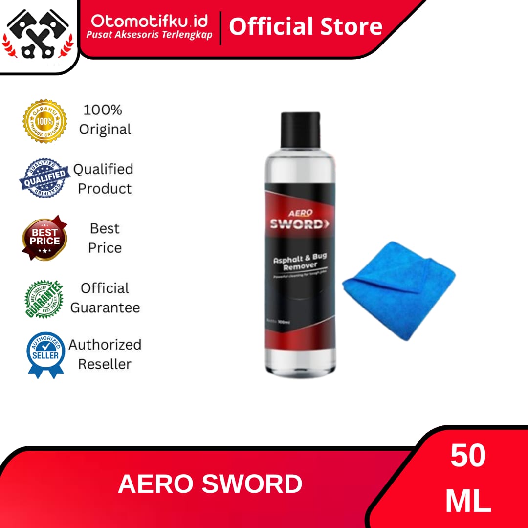 AERO SWORD PENGHILANG NODA MEMBANDEL ASPAL STIKER GETAH MOBIL MOTOR UNIVERSAL Harga 49,900 rupiah*Gratis Ongkir