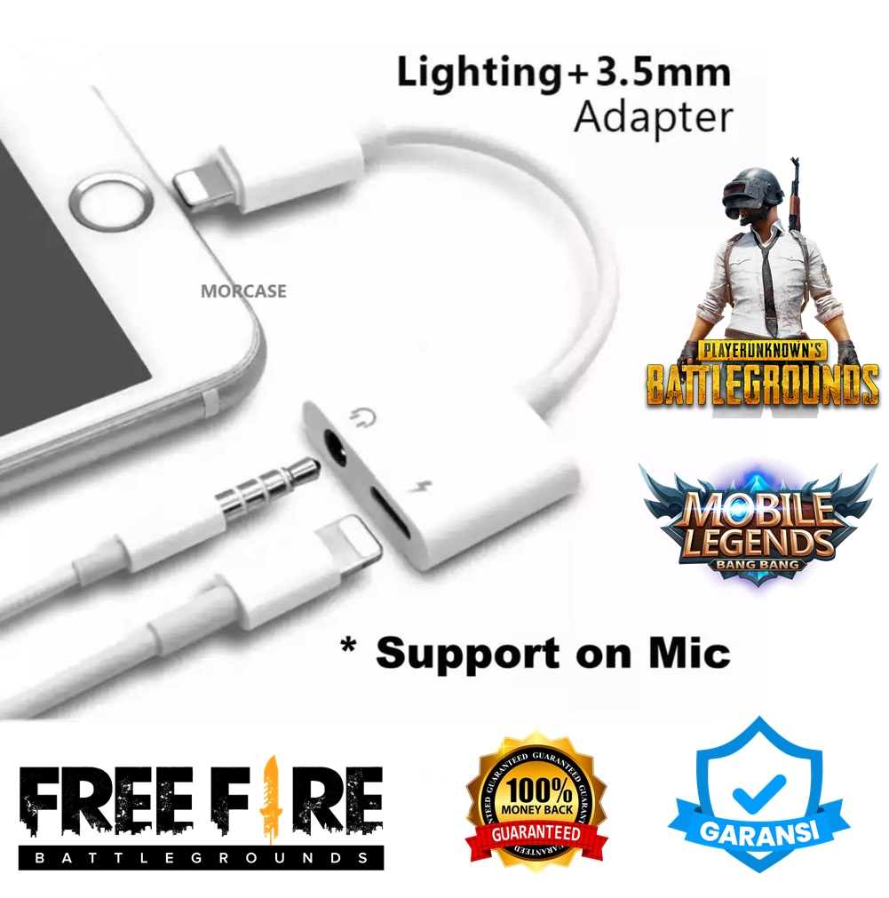 ADAPTOR LIGHTNING JACK 3.5MM IPHONE 