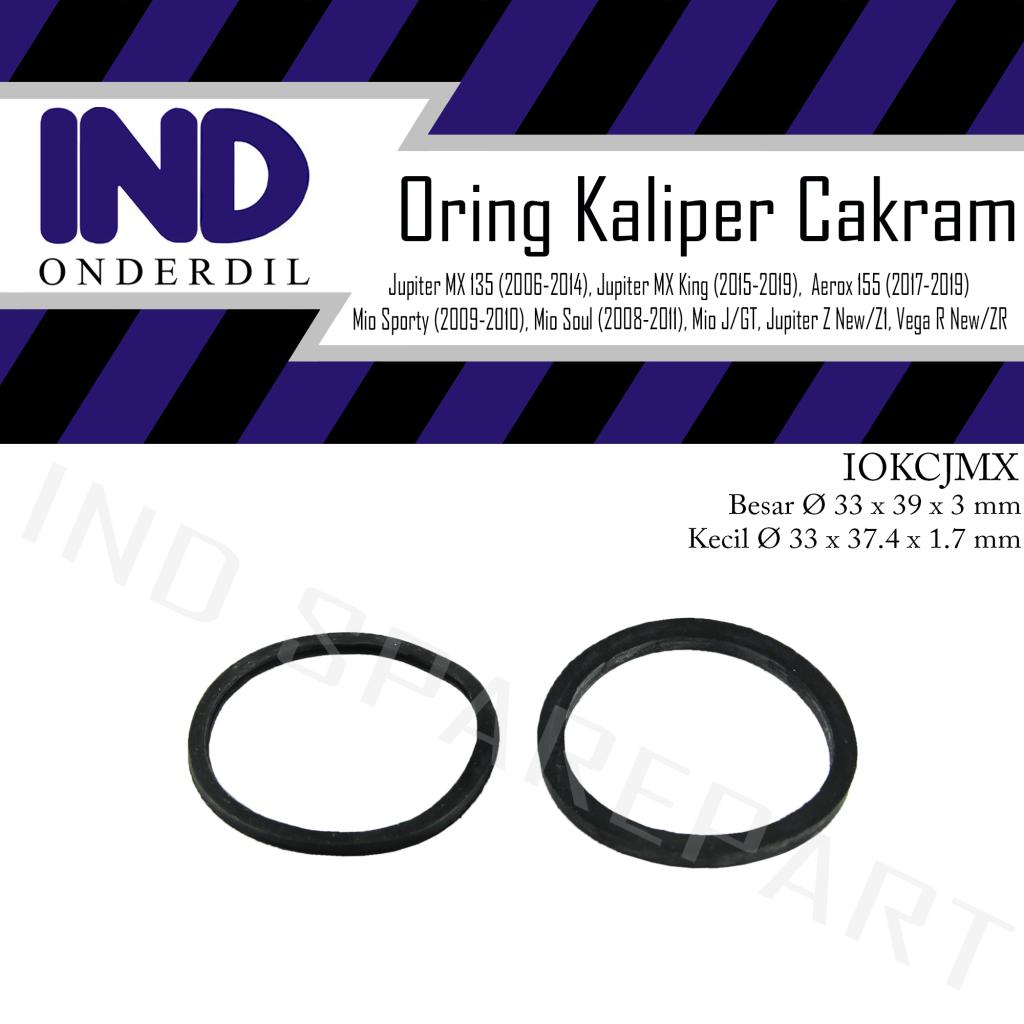 Oring-Karet-Seal-Sil Piston Kaliper Cakram Kepala Babi Depan Mio J-GT-125 M3-Z-S Harga 13,820 rupiah*Gratis Ongkir