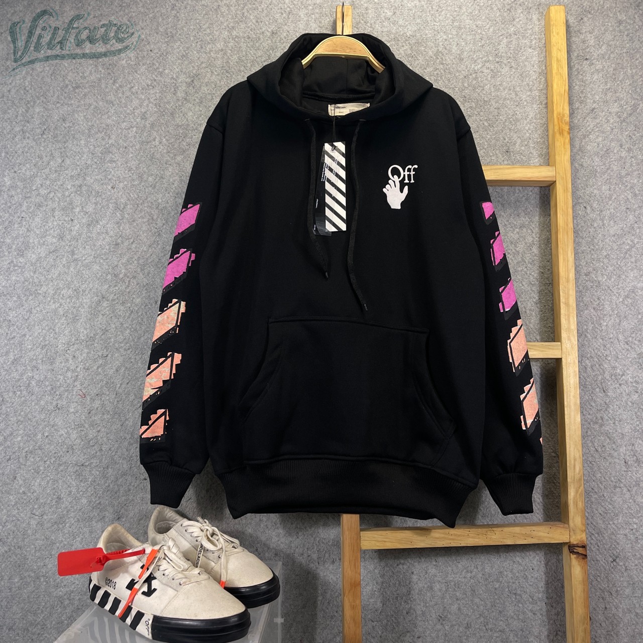 Off white hoodie clearance harga