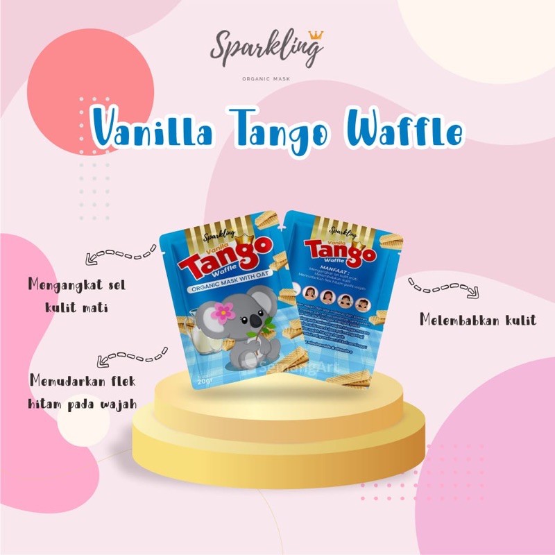 Masker Organik Sparkling Vanilla Tango Waffel Lazada Indonesia
