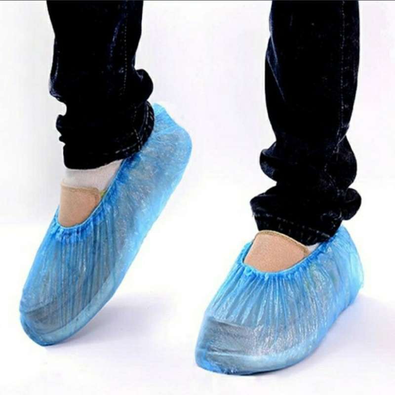 JAS HUJAN PLASTIK PELINDUNG SEPATU SEKALI PAKAI / SHOES RAIN / COVER WATERPROOF AND SNOW SHOE COVERS / Jas Hujan Pelindung Sepatu Waterproof TWC Store Harga 1,900 rupiah*Gratis Ongkir